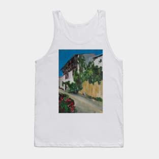 Spanish House With Grapevine Tank Top